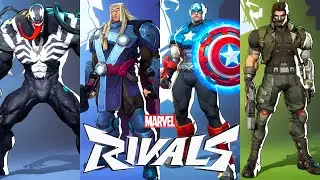 Marvel Rivals - All Characters & Skins Showcase (4K 60FPS)
