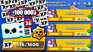 TEK SEFERDE 100'E YAKIN GÖREV YAPTIM - Brawl Stars Rekor