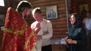 Крещение Лучезара! Церковное имя Николай.