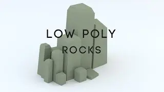 Lowpoly Rocks - Blender rocks tutorial