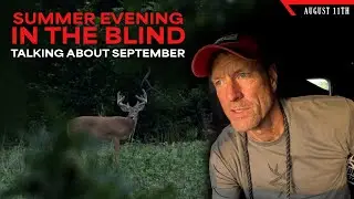 Summer Evening in the Blind - What Comes Next | Bowhunting Whitetails w/ Bill Winke