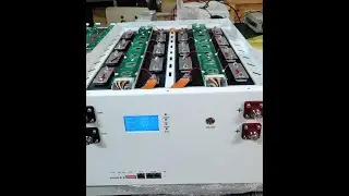 15kw install video, 16s48v300ah housing and cell installation