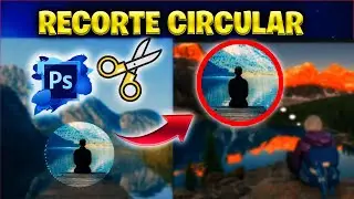 ✅Como RECORTAR una IMAGEN en Forma CIRCULAR en 👉 PHOTOSHOP 🔥 (2024)