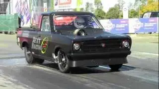 PB 7.19 @ 190 ROB NOVAK - 2L 4G63 DATSUN (TEST DAY 1/09/2012)