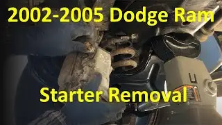 2002-2005 Dodge Ram Starter Removal (Step-by-Step)