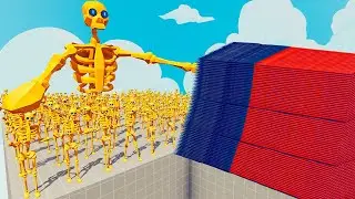 200x GOLDEN SKELETON + 1x GIANT vs EVERY GOD - Totally Accurate Battle Simulator TABS