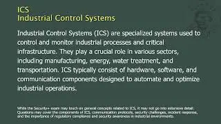 ICS - Industrial Control Systems