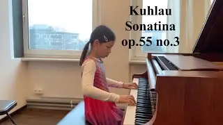 Friedrich Kuhlau: Sonatina op.55 no. 3 in C Major played by Melina