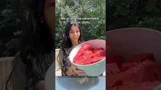 Watermelon + Feta + Pita Bread = best combo 🔥