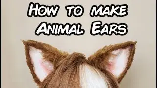 How to make animal ears (Gorou, Genshin Impact) - Cosplay tutorial
