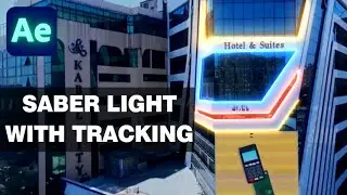 Saber light and Motion Tracking in After Effects Tutorial