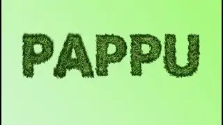 How to create grass text effect in photoshop.