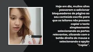 Como Copiar Texto De Um Site Bloqueado No Chrome