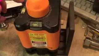 Rotary Laser Level Alignment  Cen Tech Harbor Freight 92801