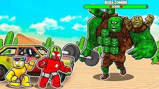 Fighting THE ZOMBIE BOSS In Long Deadly Road