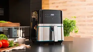 Oil-free airfryer Cecofry Full Inox Inox/Black 5500 Pro