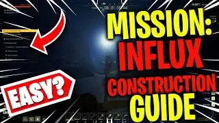 SOLO Icarus Influx Construction Mission (EASY?) Guide! Artic Biome Tips & Tricks & Playthroughs.