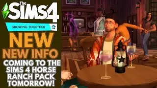 New Gameplay Tomorrow For The Sims 4 Horse Ranch Expansion Pack Tomorrow!