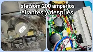 casi inservible stetsom 200 amperios,
