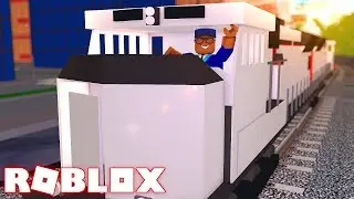 DRIVING A TRAIN IN ROBLOX (ROBLOX TRAIN SIMULATOR)