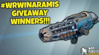 ARAMIS GIVEAWAY WINNERS IN WAR ROBOTS!!! #warrobots #wr #WRwinAramis #shorts #short