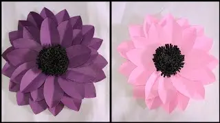 How to make flower with paper/paper craft/paper flower