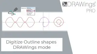 How to Use the Outline Shapes Digitizing Tool in DRAWings Software