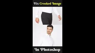 Fix Crooked Image in Photoshop | Fix image position in Photoshop | Photoshop Shorts