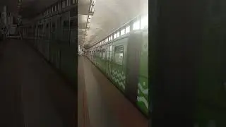 Именной поезд, г.Киров-650 лет, Русич(81-740) отправляется со станции Воробьевы горы (1) г.Москва