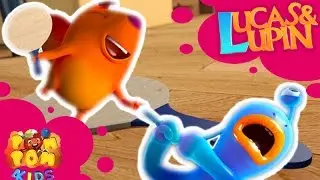 Hoạt hình LUCAS & LUPIN | Tập 3 - GẬY ÔNG ĐẬP LƯNG ÔNG | POM POM 4kids