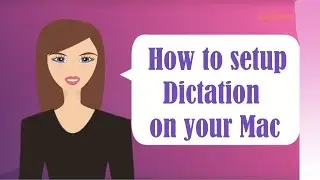 How to set-up Speech Recognition  Dictation on you Mac in Yosemite-  - For Free