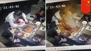 '핫팟식당 종업원, 손님이 떨어트린 라이터 찾다 육수 펑!'외 5개