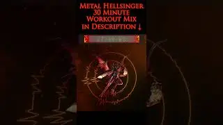 Metal Hellsinger 30 Minute Workout Mix #shorts