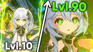 J'ai monté une Nahida SURPRENANTE en 4h sur Genshin Impact !