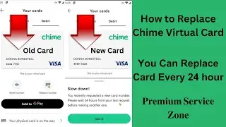How to replace Chime Virtual Card || Chime Bank || 𝐏𝐫𝐞𝐦𝐢𝐮𝐦 𝐒𝐞𝐫𝐯𝐢𝐜𝐞 𝐙𝐨𝐧𝐞