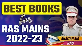 Best Books for RAS Mains with Shaitan Sir | Booklist for RAS | Class24 RAS