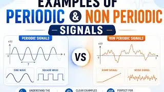 Part1: Examples of Periodic & Non-periodic Signals Part1 | Signals & Systems