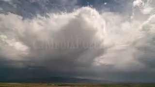 8K Stock Video - Time-lapse of clouds moving over Lake Mountain in Utah past Fairfield