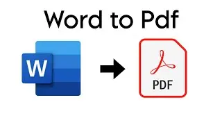 How to Convert Word to Pdf for Free | Word to Pdf