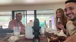 Spicy hot wings challenge ASMR! (Feat. the boys)