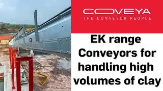 EK range of  Conveyor systems for clay handling projects