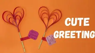 Simple 3D Greeting card | DIY CRAFT | Easy activity for kids | heart craft | paper craft