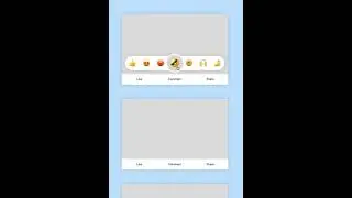 #shorts Facebook reactions in React JS, Coming soon!