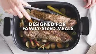 GreenPan Stainless Steel 8-in-1 Skillet Grill & Slow Cooker, Presets to Saute Steam Stir-Fry