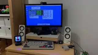 AmigaAMP on MiSTer FPGA (Amiga 1200)(Amiga core) - while sorting through paperwork - alt soundtrack