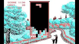 TETRIS - PC CGA (GAMEPLAY)