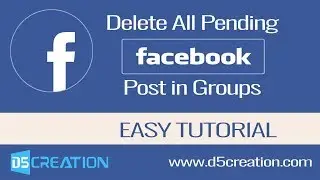 Delete All Pending Facebook Posts in Groups at Once