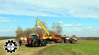 Подкормка озимых. Работают шустрый Туман-2 и серьёзный МТЗ-1221. Весна в поле - 2024