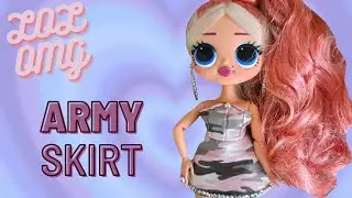 LOL OMG DIY CLOTHING MAKING AN ARMY SKIRT/DRESS