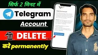 How to delete telegram account | Telegram account delete kaise kare| Telegram id kaise delete kare|